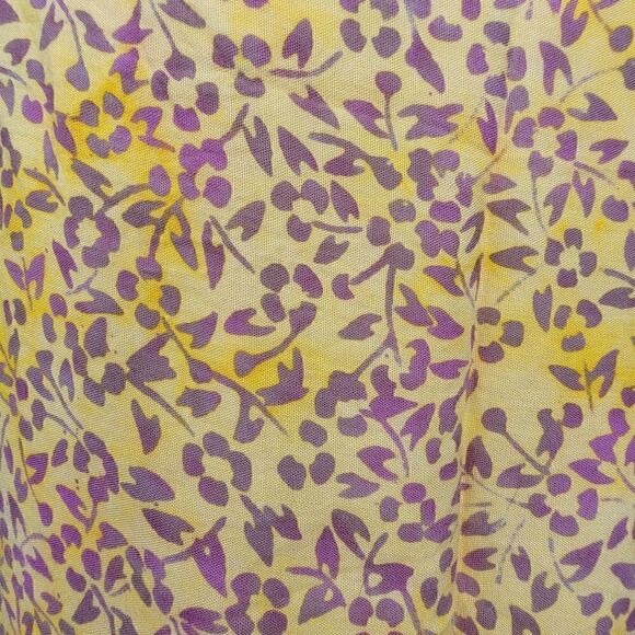 Bali Imports Geometric Fringe Wrap Rayon Scarf Yellow - Picture 3 of 10